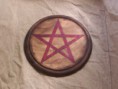 Pentaculo artesanal en madera